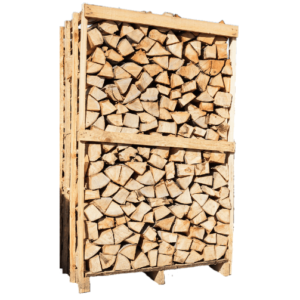 40 cm getrocknete Brennholzstämme – Buche- und Eichenmischung
